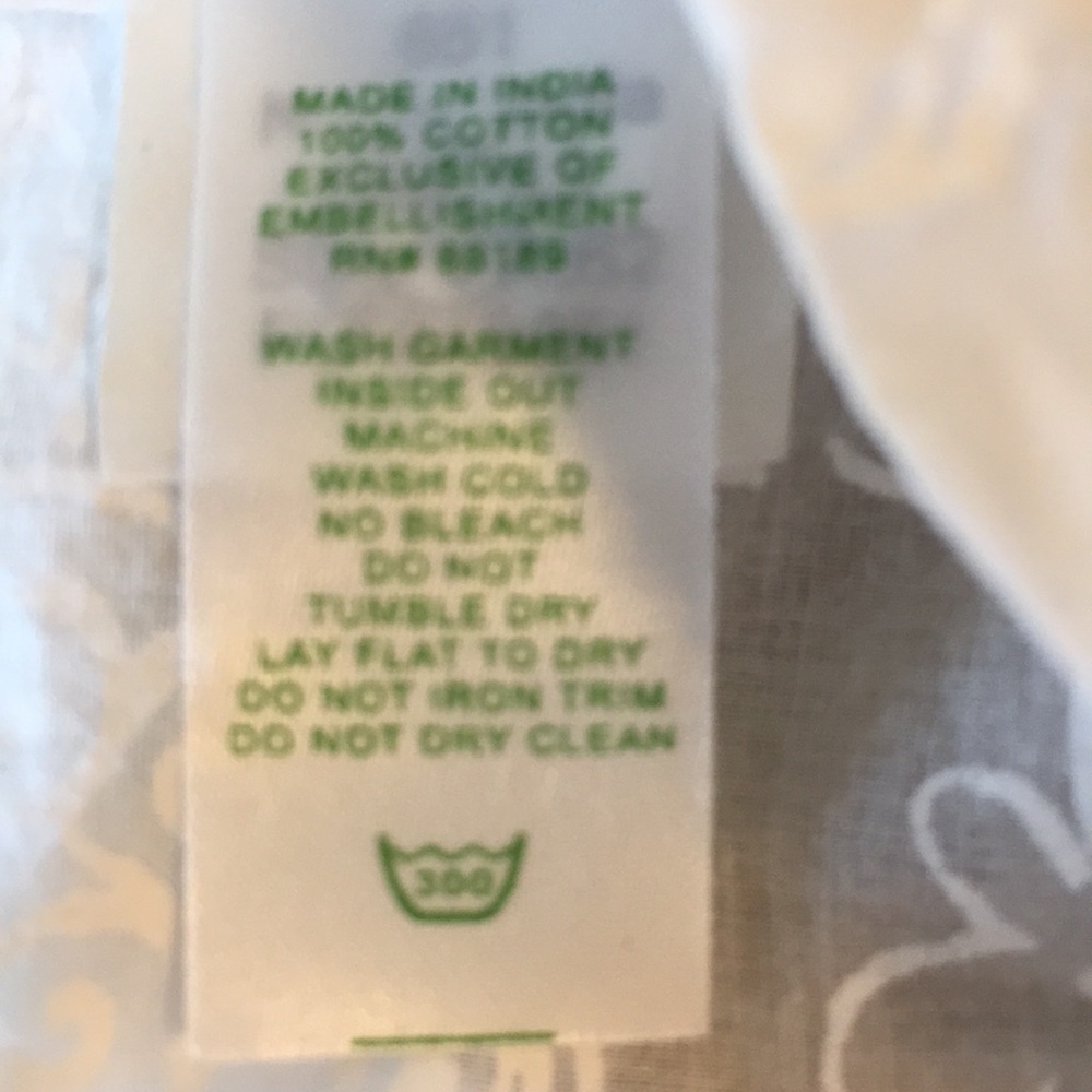 Amazing Pearl Beading Lilly Pulitzer White Tunic S - Picture 7 of 8